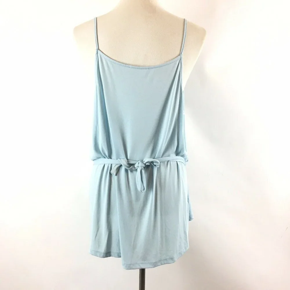 LUSH V-Neck Drawstring-Waist Cami Top - Picture 5 of 7